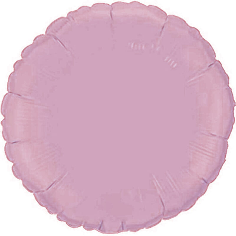 Шар из фольги Круг пастель розовый 18 дюймов