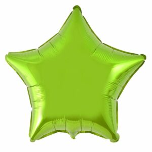 Шар из фольги Звезда светло-зеленая 18 дюймов