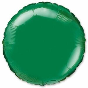 Шар из фольги Круг металлик зеленый 18 дюймов