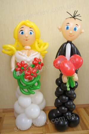 Оформление свадьбы воздушными шариками