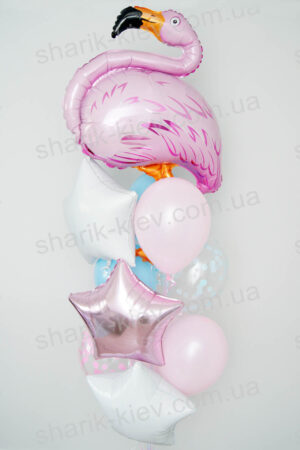Облако из шаров Фламинго