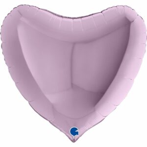 Шар из фольги Сердце лиловое 36 дюймов