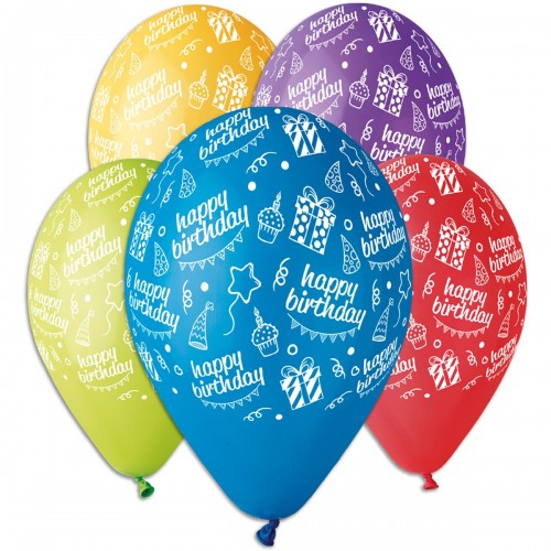 Воздушный шар Happy Birthday подарки