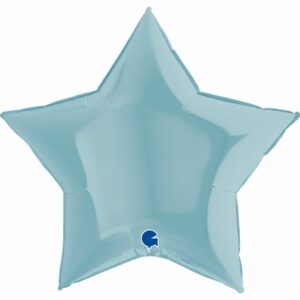 Шар из фольги Звезда голубая 36 дюймов