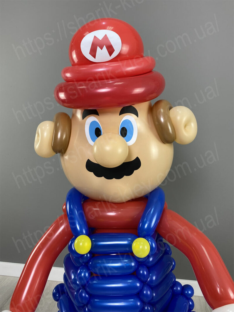 Марио из воздушных шаров