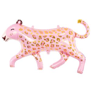 Шар из фольги Леопард розовый
