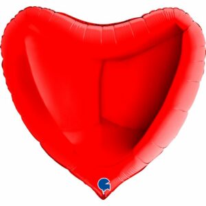 Шар из фольги Сердце красное 36 дюймов