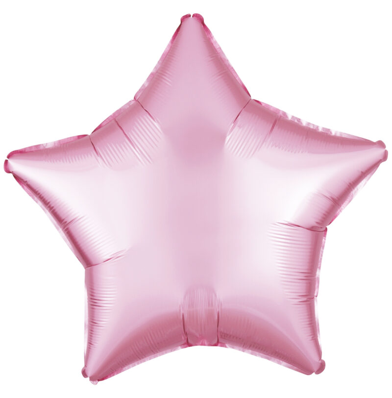 Шар из фольги Звезда сатин розовая 18 дюймов
