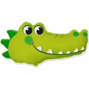 Шар из фольги Крокодил забавный голова