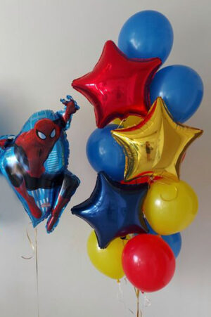 Облако из шаров Супер герой Человек паук