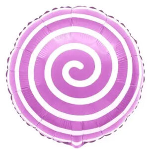 Шар Круг Конфета спиралька розовая