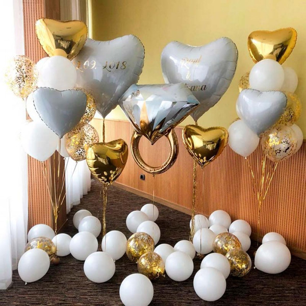 Набор свадебных воздушных шариков